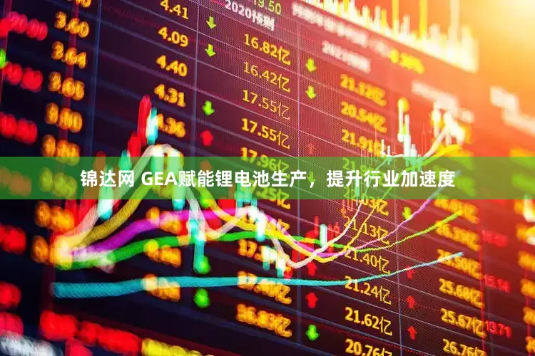 锦达网 GEA赋能锂电池生产，提升行业加速度