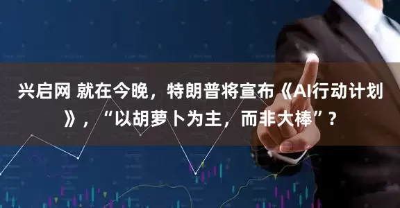 兴启网 就在今晚，特朗普将宣布《AI行动计划》，“以胡萝卜为主，而非大棒”？